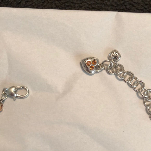 Brighton Silver Tone and Multi Colored Swarovski Crystal Beaded Necklace - Picture 2 of 7